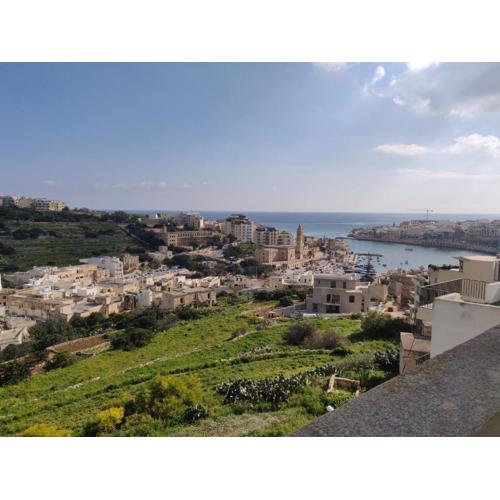 Panoramic Penthouse in Marsascala which enjoys sea and country views