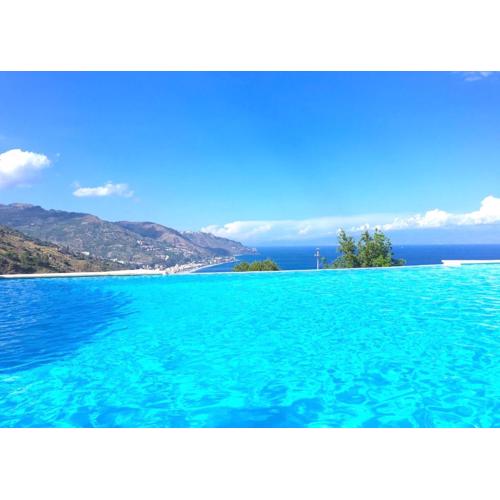 PANORAMIC RESIDENCE TAORMINA SeaView Apartment Pool