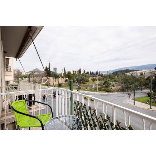 Panoramic view apartment next to Acropolis