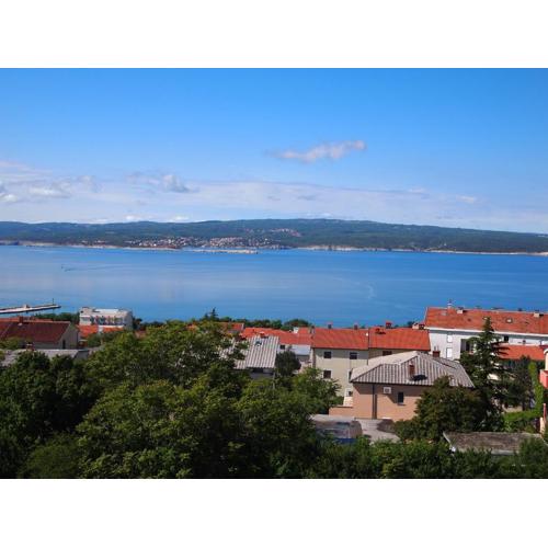 Panoramic view apartments Crikvenica EV station available