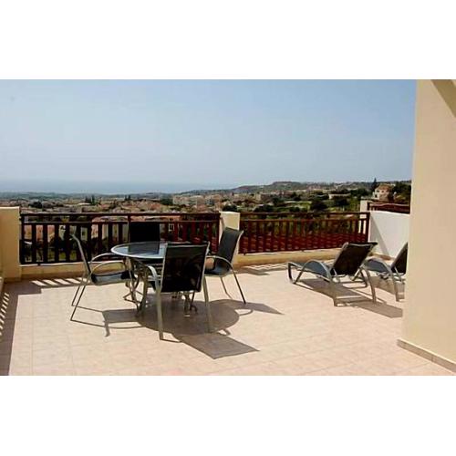 Panoramic view, one bedroom apartment, Peyia