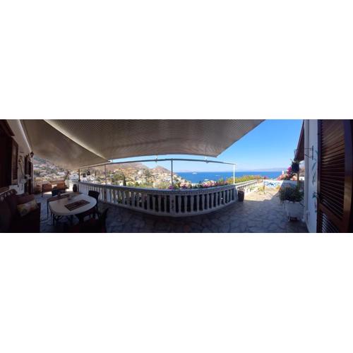 Panoramic Views Home in Hydra, Greece