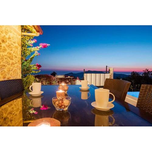 Panoromik deniz manzarası villa hilal