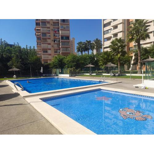 Parque Torre Sol Boutique Apartment 12 floor , free parking, Wi-Fi, pool,