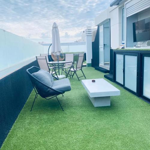 Penthouse con gran terraza y Jacuzzi
