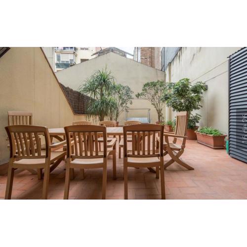 Piso centro Barcelona duplex y con gran terraza