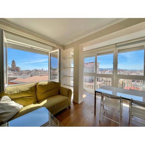 Piso de lujo en el centro de Málaga con las mejores vistas