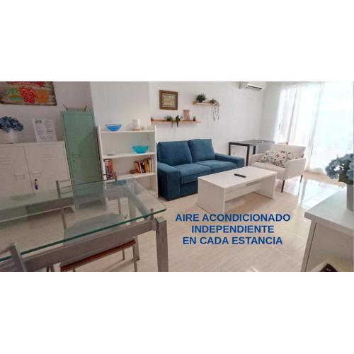 PLAYA CONFORT - PRIMERA LÍNEA, AIRE ACONDICIONADO Y WIFI