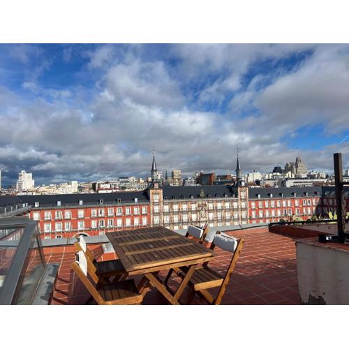 Plaza Mayor private terrace apartment