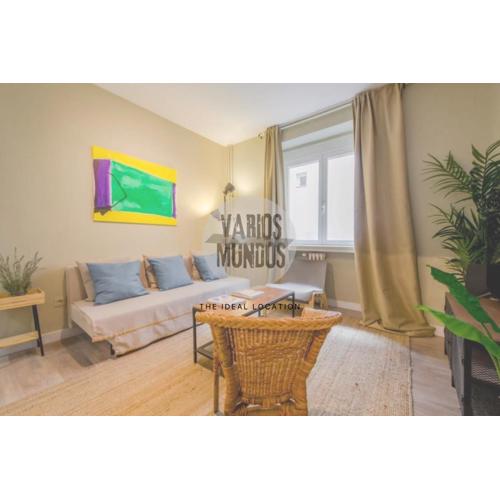 Practico Apt 7pax en Calle Santa Ana Centro de Madrid