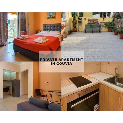 Private apartment near Gouvia Village 1F