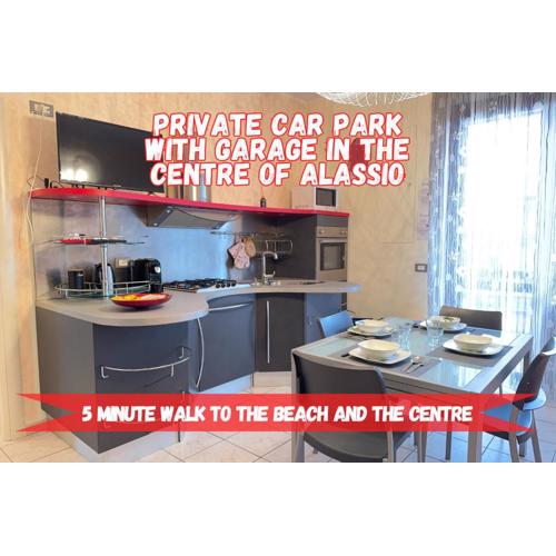 Private Garage, 300m from Sea in Alassio Centre