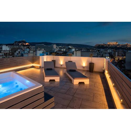 Private Jacuzzi & Acropolis View - The Loft
