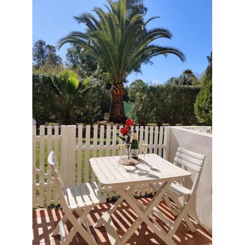 Puerto Banus Apartment near beachfront, big sunny terrace, pool, tennis court, parking & movies projector