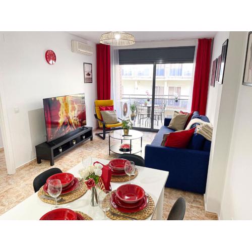 Red Apartment Lloret