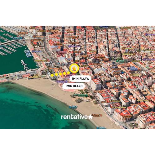 rentafive - Centro - 1min playa - Ascensor