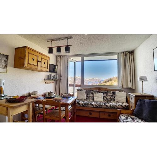 Résidence Boedette A - Appartement duplex · Départ et retour skis aux pieds · Balcon vue montagne MAE-2244
