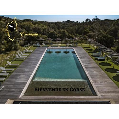 Résidence Cala Sultana N62 - 4 pers avec Piscine chauffée- accès privé à la Plage de SANTA GIULIA