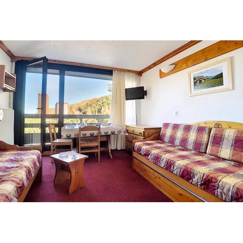 Résidence Chaviere - Studio agréable · Départ et retour ski aux pieds · Balcon MAE-3364