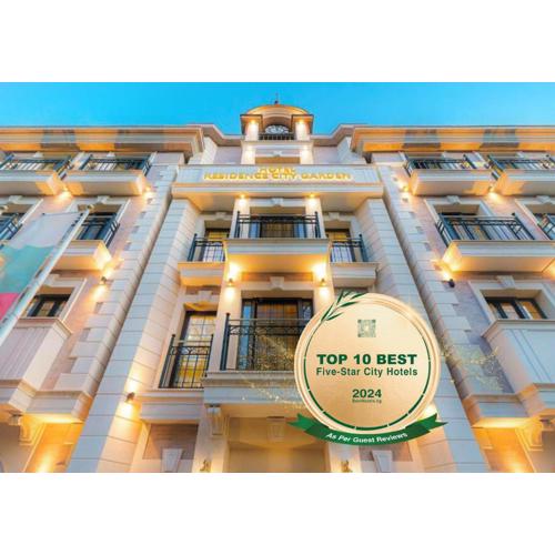 Residence City Garden - Certificate of Excellence Top 10 BEST Five-Stars City Hotels for 2024 awarded by HTIF