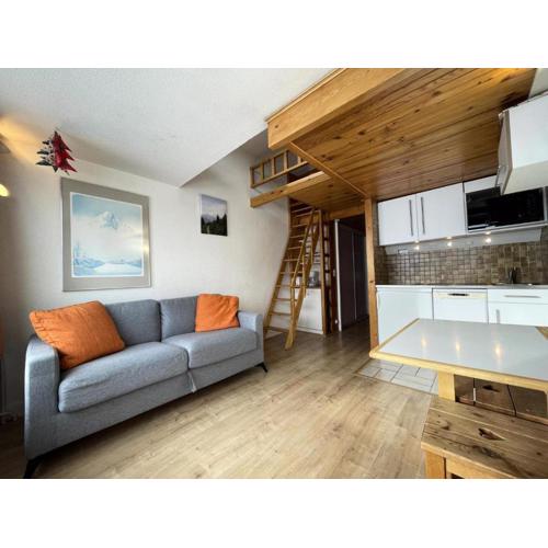 Résidence Dorons - Studio avec mezzanine pour 2 personnes avec balcon exposé Sud MAE-5784
