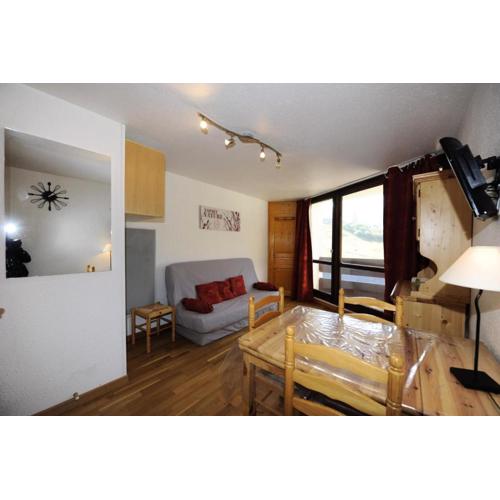 Résidence Grande Masse - Studio confortable · Départ et retour skis aux pieds · Balcon MAE-2814