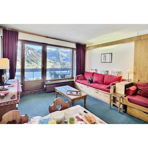 Résidence Le Bec Rouge - Studio 4 personnes à Tignes ski aux pieds et proche des commerces dans le quartier du Lac. Vue imprenable sur le Lac. MAE-2118