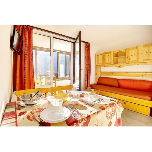 Résidence Le Sorbier - Appartement lumineux · Départ et retour skis aux pieds · Vue sur les pistes MAE-1714