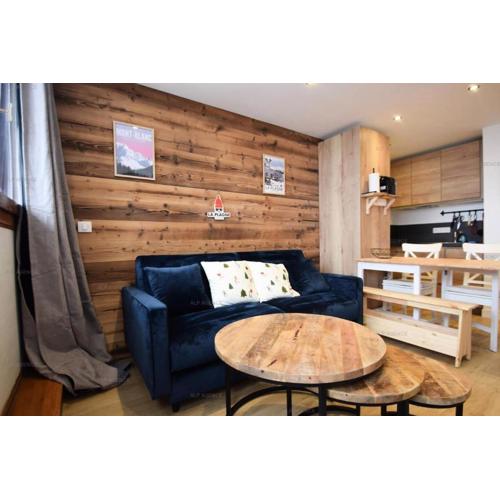 Résidence Les Aollets - Studio Cabine 4/5 pers - LES AOLLETS - Plagne Villages - WIFI MAE-6481