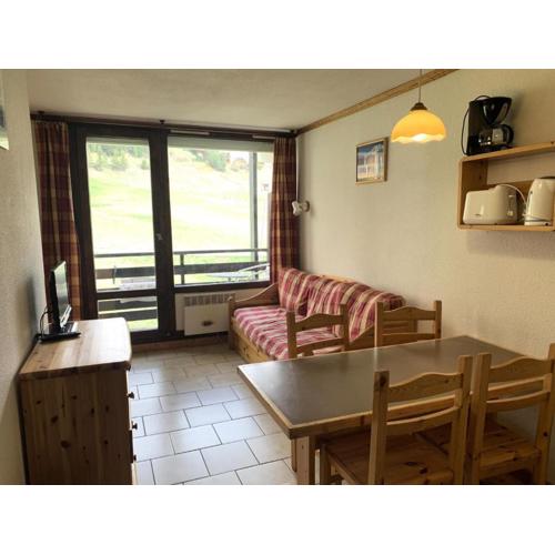 Résidence Villaret - Studio cabine 4 personnes avec vue sur les pistes MAE-5014