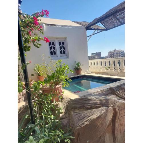 Roof top villa with a swimming pool