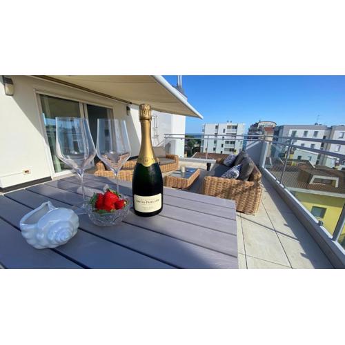 Rooftop Onda Blu vista mare - Aria - a 150 mt dalla spiaggia