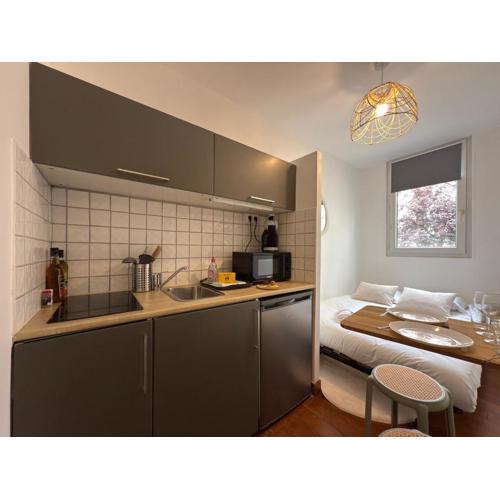 Rouen Gare - Petit studio cosy - Climatisation
