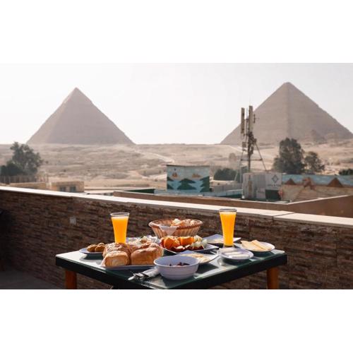 Royal Scarab Pyramids View
