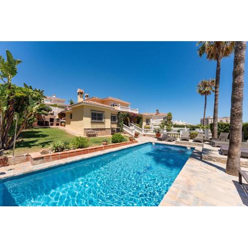 Rustic Spanish Villa Saltwater Pool