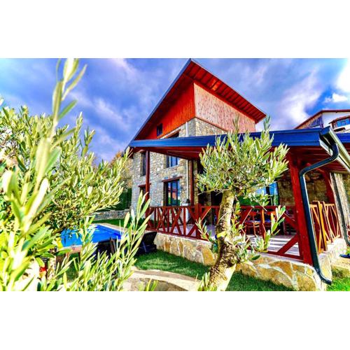Sakarya Sapanca Kuruçeşme de 3 Oda 1 Salon Özel Havuzlu - Şömineli 6 Kişilik Taş Ev -SPN-3670