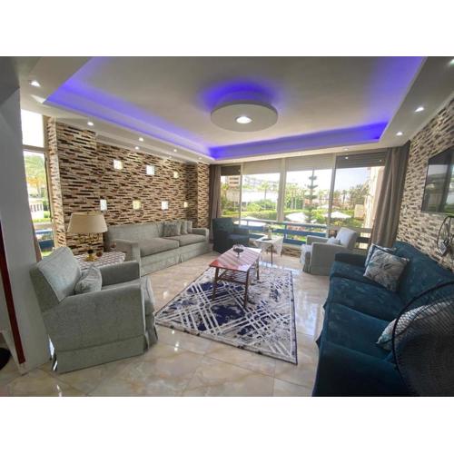 Salah Eldin 2 bed rooms Super Lux Chalet apartment , Garden&sea view, first floor , Family only سوبر لوكس شاليه دور اول المعموره الشاطىء بجوار المنتزه Mamoura Alexandria مع كارنيهات الدخول طول السنه و الشاطىء الخاص من اول مايو لنهايه اكتوبر للعائلات فقط