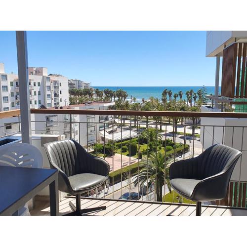 SALOU apartamento con vistas al mar,CENTRO Wifi