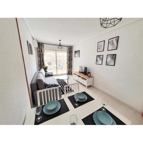 Santa Pola Salamanca 10 apartamento, garaje subterráneo, fibra óptica, lavavajillas, aire acondicionado, gran terraza, Grand Playa 450m