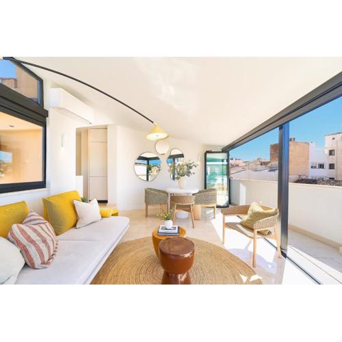 Santos 7 - bright 2-bedroom duplex apartment with two terraces