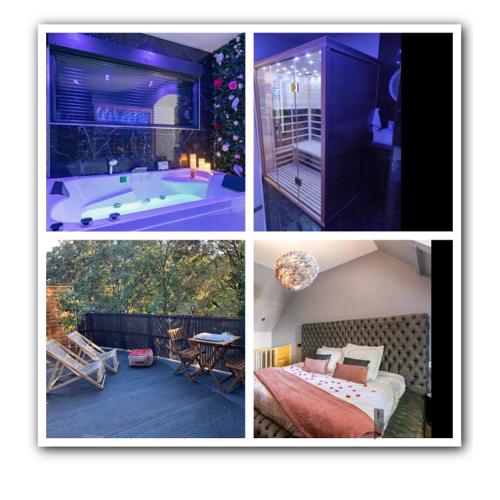 Sauna, jacuzzi, terrasse et parking
