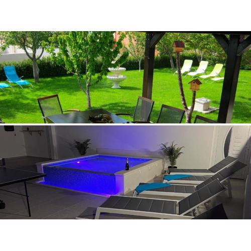 Schöne Wohnung in Kaštel Sućurac mit grünem Garten und schöner Aussicht