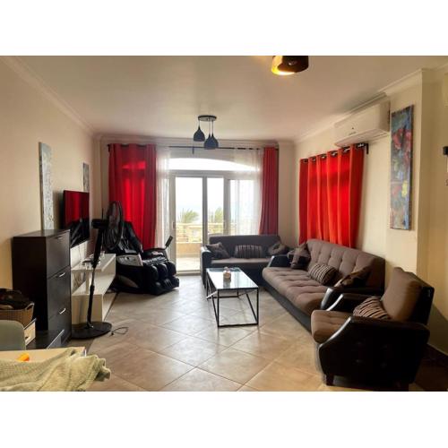 Sea & Pool View Penthouse Chalet at Telal Sokhna