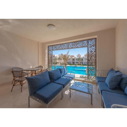 Sea View 2BR Mangroovy Gouna I Swimming Pool and Red Sea Beach