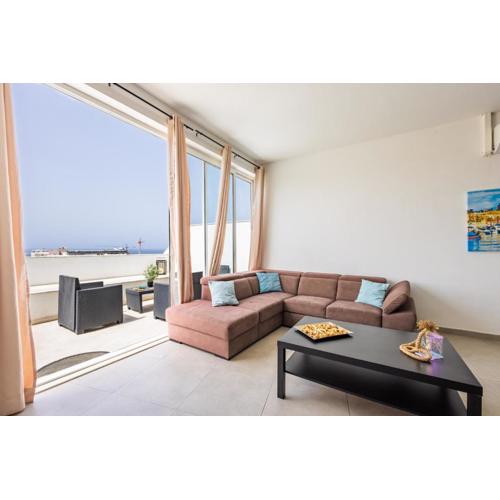 Sea View & Private Terrace Near Promenade -Sleep 6 by QuickTrips