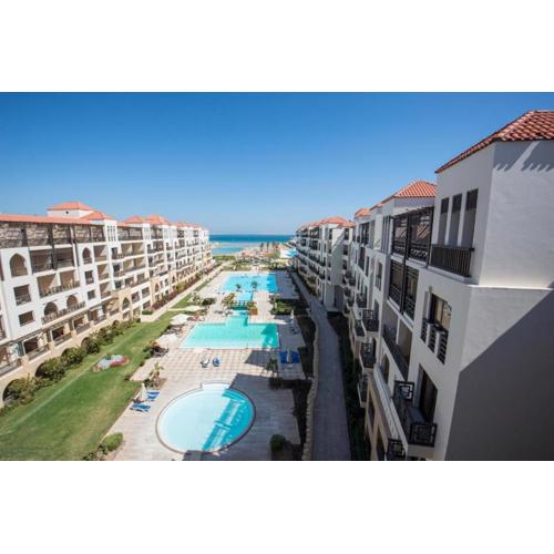 Sea view studio with private beach in Gravity Hotel Hurghada