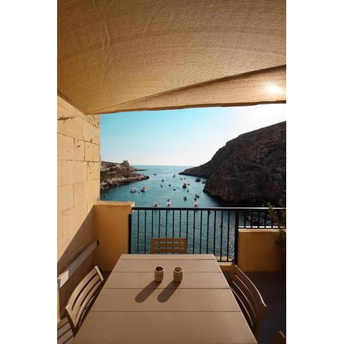 Seafront duplex Penthouse with Terrace overlooking Xlendi Bay