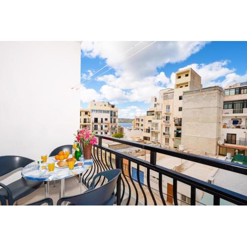 Seashells 2 Bedroom Apartments with terrace, just off the Bugibba promenade - by Getwaysmalta