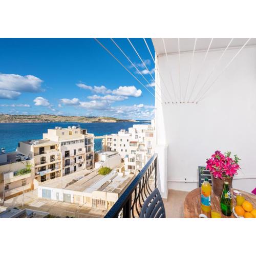 Seashells Apartment with sea view terrace with romantic sunsets