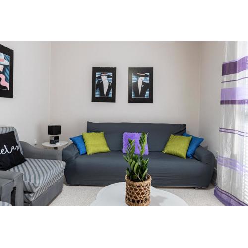Seaside Flat with Scenic Country Views